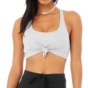 Alo Knot Bra light blue size medium
